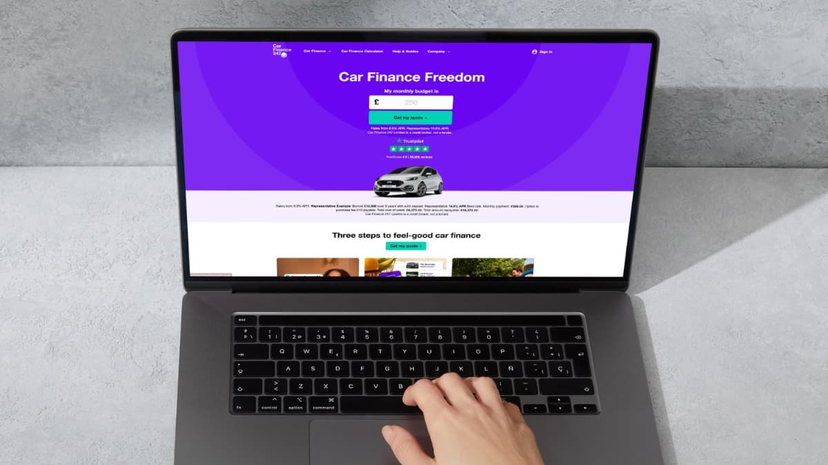 CarFinance247 mock-up