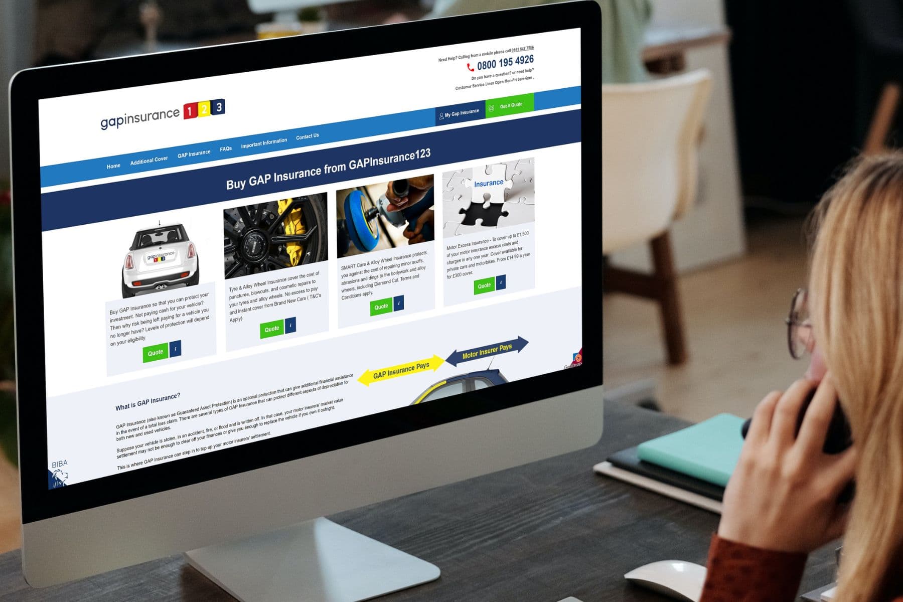 GAP Insurance 123 mock-up