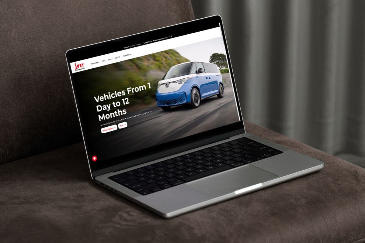 Just Vehicle Solutions mock-up