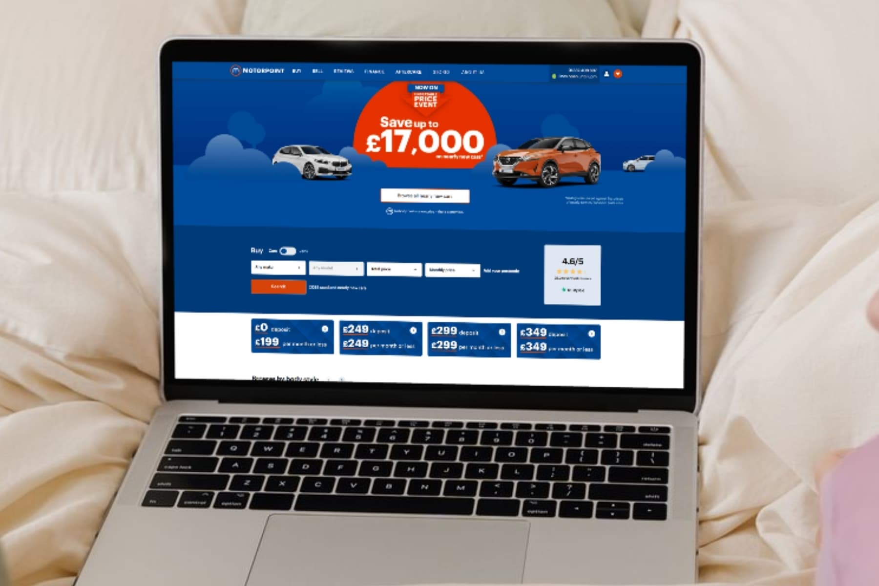 The best sites for buying. anew or used car - Motorpoint