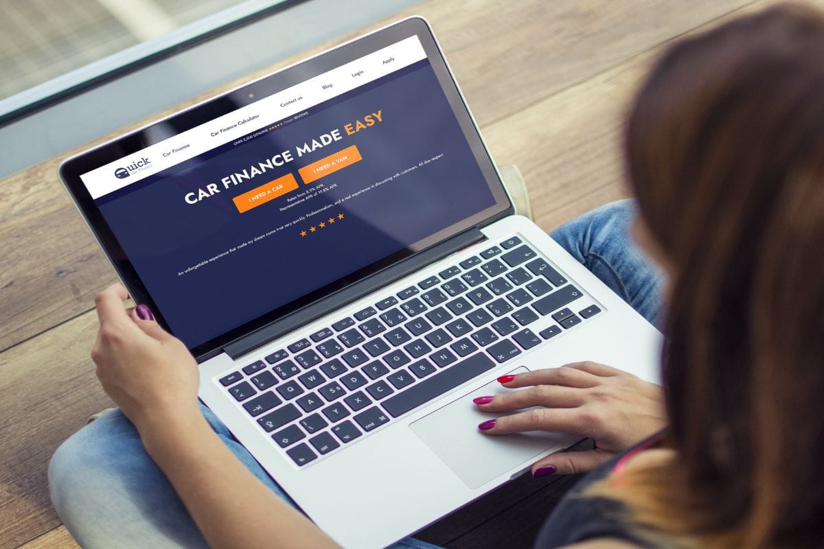 Quick Car Finance mock-up 1200x800