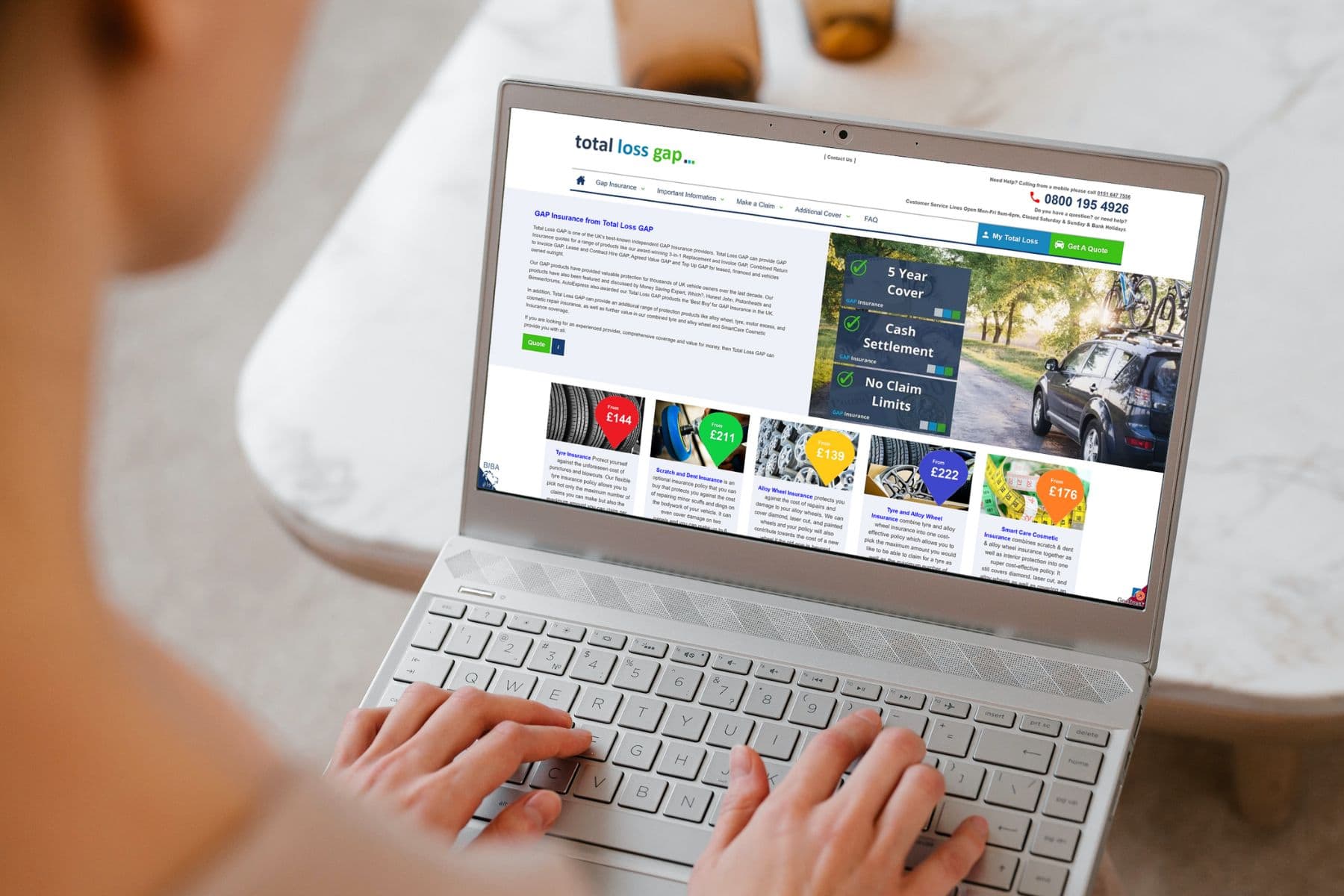 Total Loss GAP mock-up