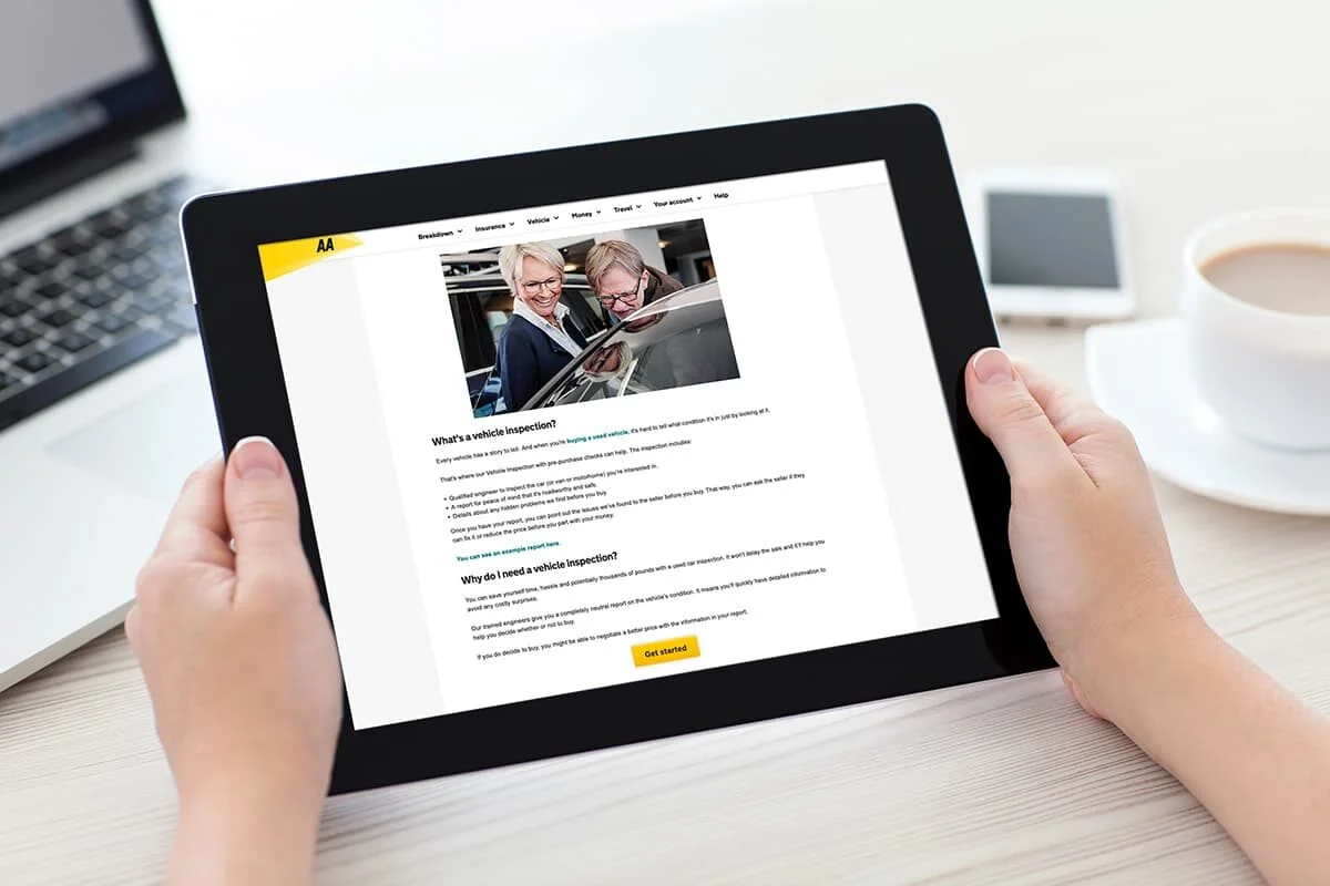 AA pre-purchase vehicle inspection