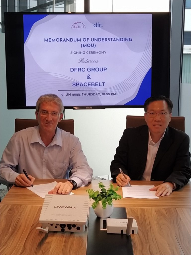 Space Belt and DFRC Group sign an MoU
